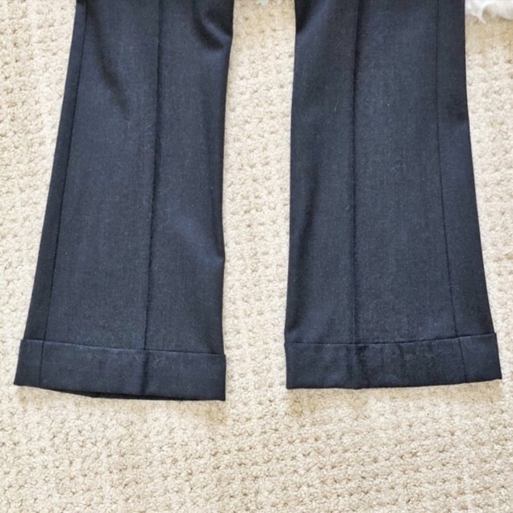 Theory Charcoal Wool Dress Slacks Size 4 - Picture 7 of 10